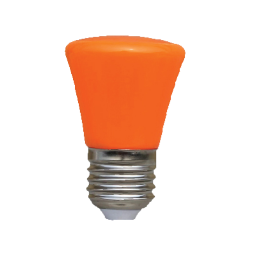 Picture of LED MID NIGHT LAMP 0.5 Watt (Orange) B-22 (Funnel)