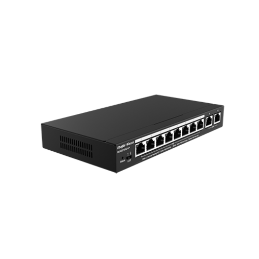 Picture of Ruijie RG-ES210GC-LP, 10-Port Gigabit Smart Cloud Mananged PoE Switch