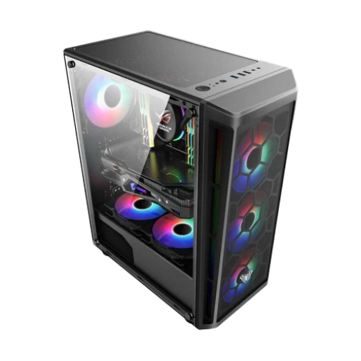 Picture of Aula FZ002 Mid Tower Black Gaming Desktop Casing